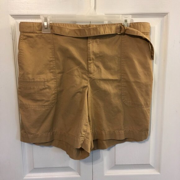 Lauren Ralph Lauren Pants - Lauren Ralph lauren Belted Cotton Shorts